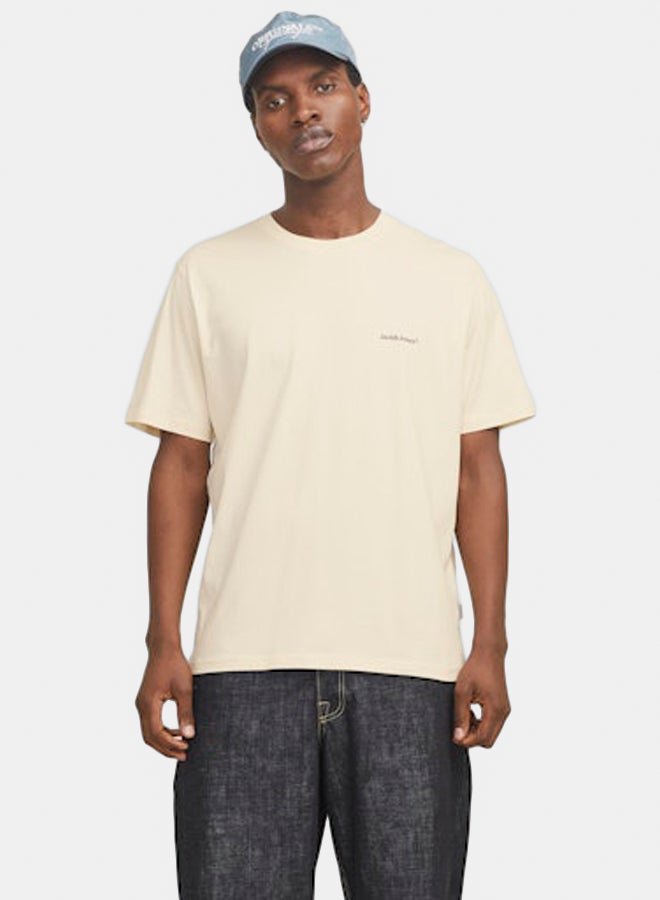 JACK & JONES Mens Split Back Tee Crew Neck - Image 1