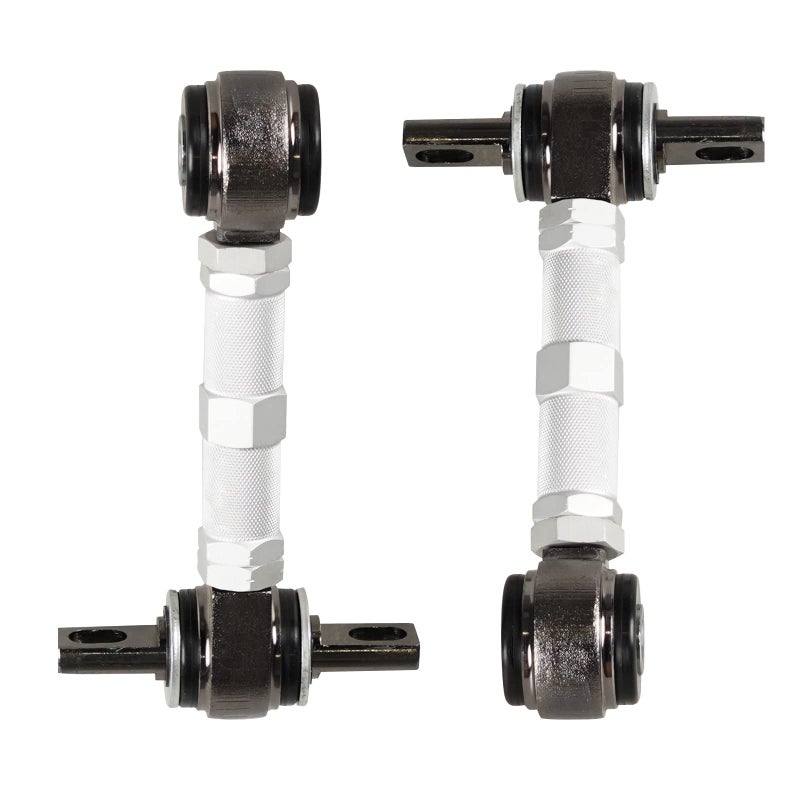 YESHMA Rear Upper Adjustable Camber Arm Kit 2 Pieces Compatible with Honda Civic 8800 and Integra 9401 EK EGSilver