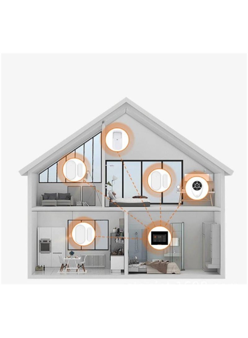 TUYA Smart Anti-Theft Alarm System with WiFi and GSM Dual Network 4.3 Inch Color Touch Screen - Image 3