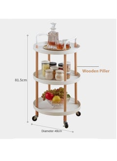 3 Tier Rolling Storage Cart With Lockable Wheels Handle Rolling Utility Cart Organizer,cMultipurpose Organizer Trolley With Casters for Kitchen, Bedroom, Bathroom, Laundry Room and Garage Office - pzsku/ZDD943A6A3BE44A6FC0D5Z/45/_/1698853176/acca8bef-99a2-4e4e-a727-668d425d26f4