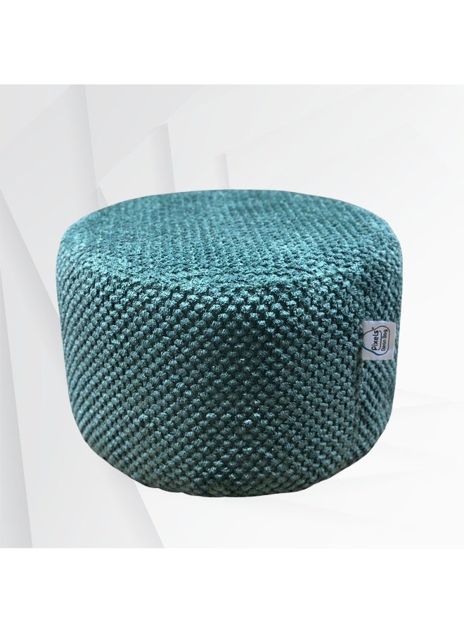 PixelsBeanBag Round Ottoman, for Living Room and Bedroom - Image 2