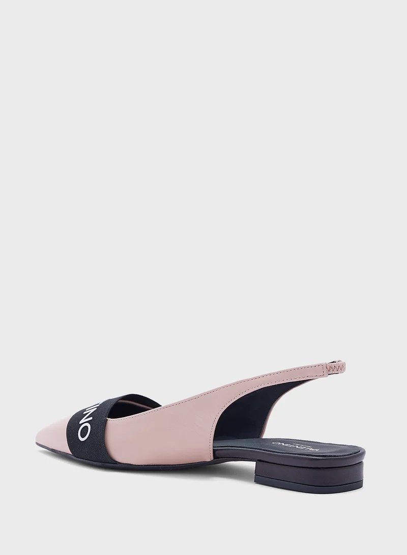 VALENTINO BY MARIO VALENTINO Close Toe Ankle Strap Ballerina