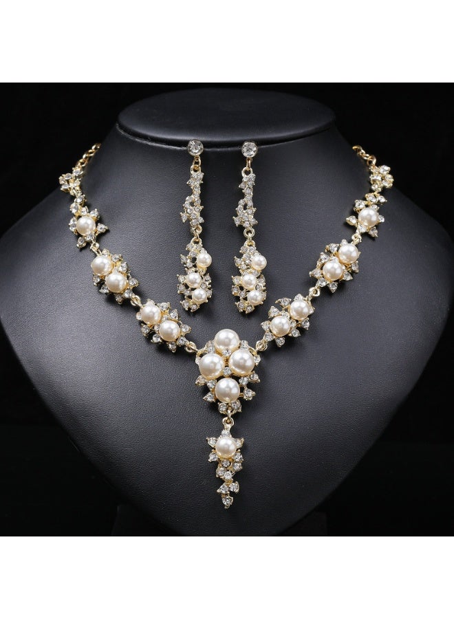 NIBEMINENT New Pearl Necklace Set - European and American Fashion Export Design
