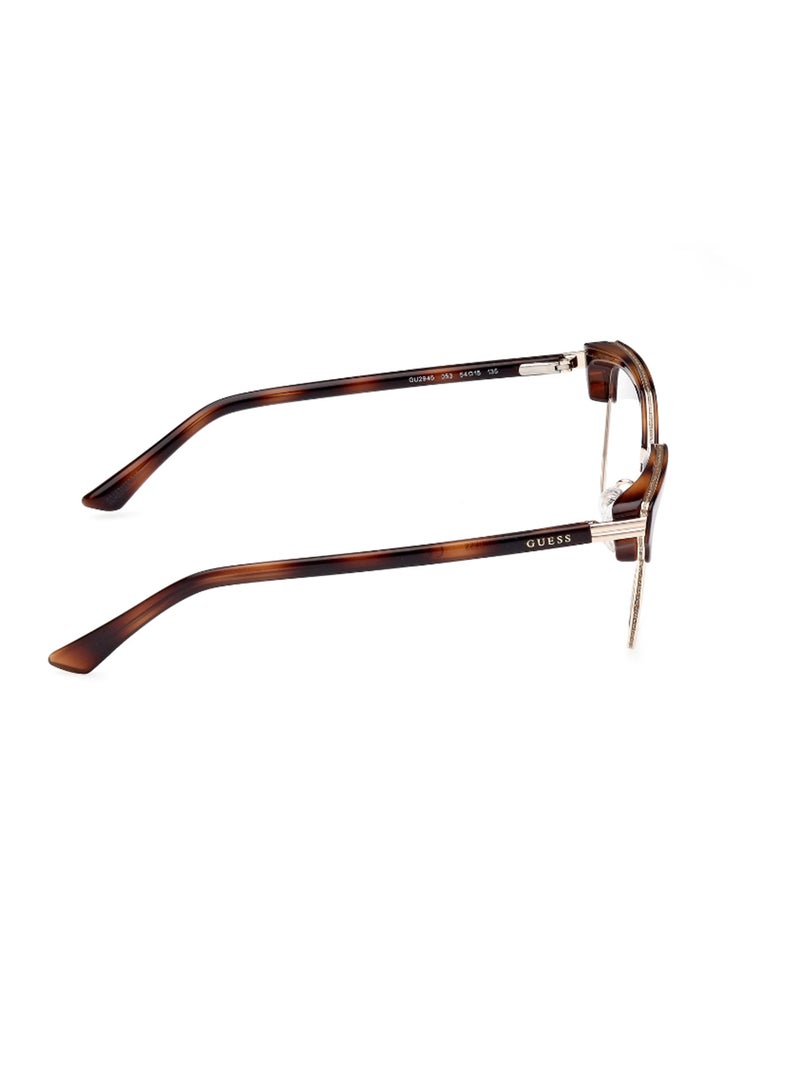 GUESS إطارات نظارات للنساء بشكل براولين - GU294505354 - حجم العدسة: 54 مم - بلوند هافانا - Image 4