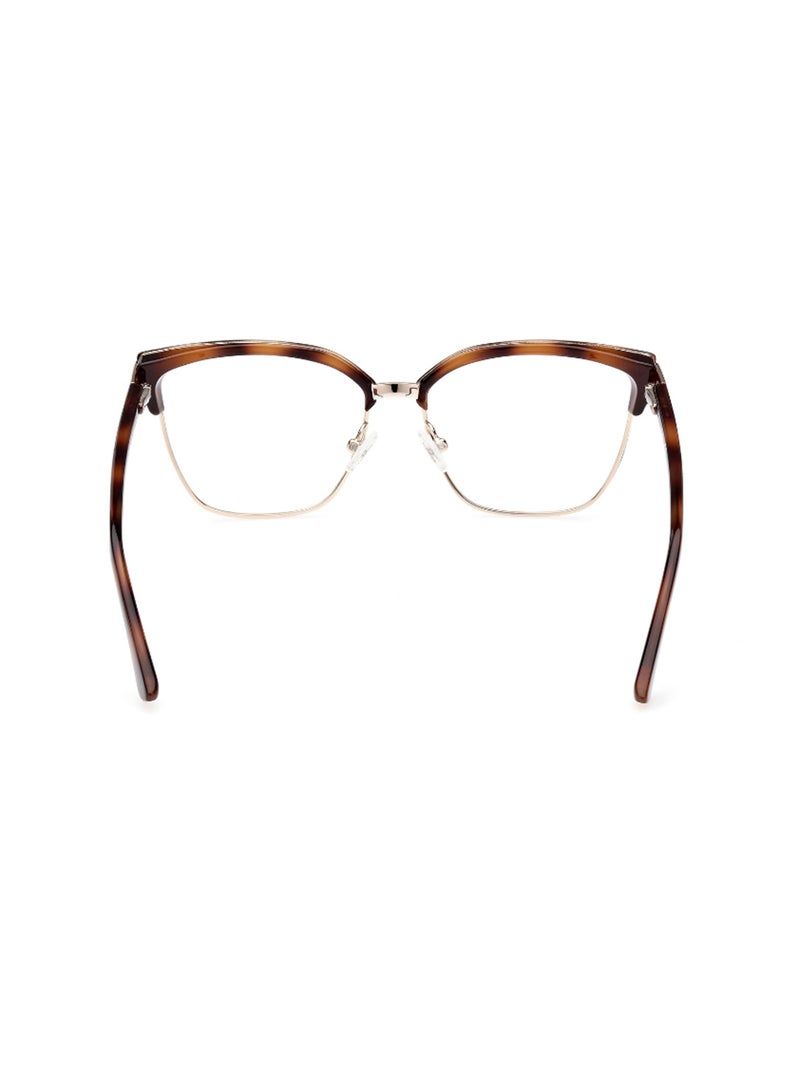 GUESS Women's Browline Shape Eyeglass Frames - GU294505354 - Lens Size: 54 Mm - Blonde Havana - Image 4