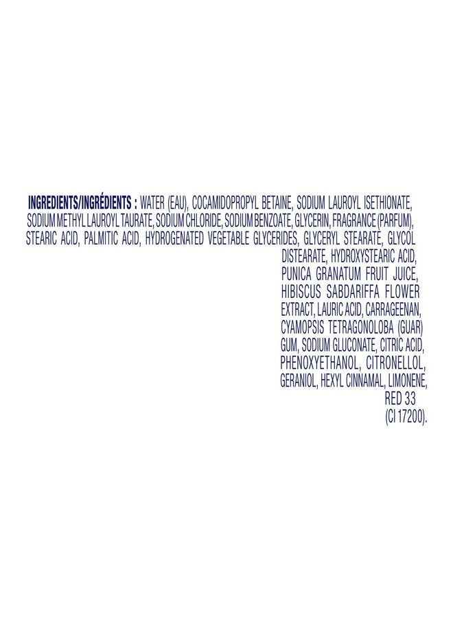 دوف غسول الجسم المجدد من دوف لبشرة متجددة وصحية المظهر، منظف لطيف للجسم بالرمان والكركديه يغذي البشرة وينعشها 325 مل - Image 4