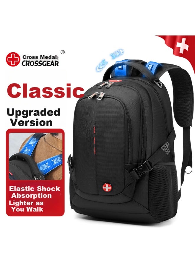 CROSS+GEAR Crossgear Swiss Army Knife Backpack For Men, Travel Business Trip Large Capacity Backpack, 16-inch Laptop Backpack For Middle And High School Students - Image 1