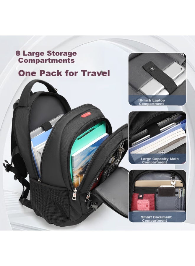 CROSS+GEAR Crossgear Swiss Army Knife Backpack For Men, Travel Business Trip Large Capacity Backpack, 16-inch Laptop Backpack For Middle And High School Students - Image 3