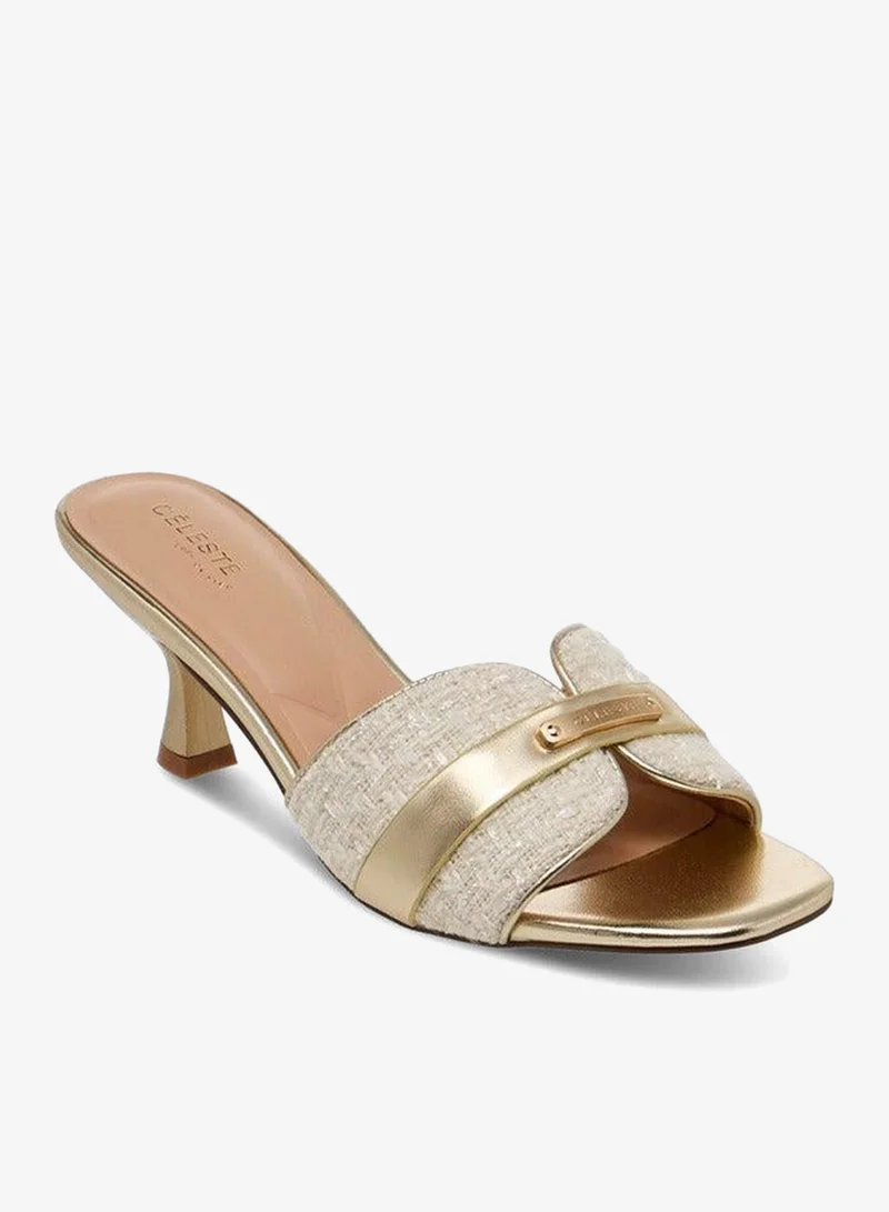 سيليست صنادل بكعب قطة للنساء