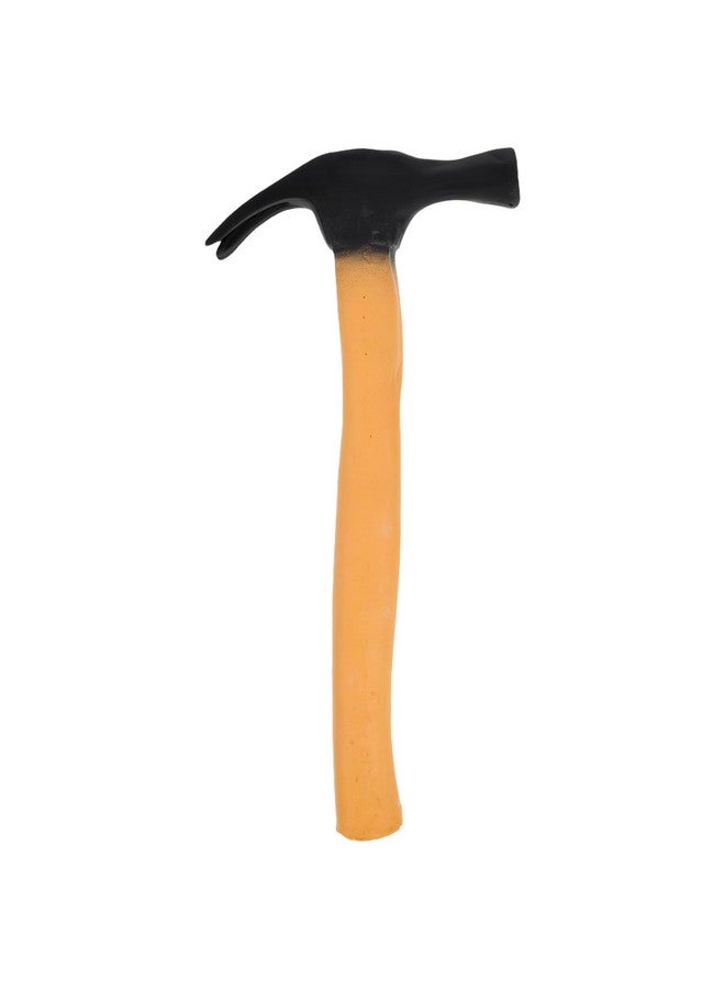 BESTOYARD Hammer Toy Funny Rubber for Halloween Party Props, Cosplay Accessories, Dress-up Fake Hammer for Pretend Play and Photo Decoration 11.22 * 4.92 * 0.78inch - Image 1