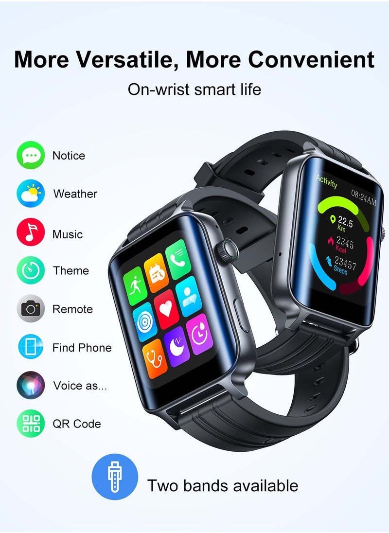 Generic - JR-FT6 1.85 inch Screen Sports Smart Watch IP68 Waterproof Support Bluethooth Call - Image 1