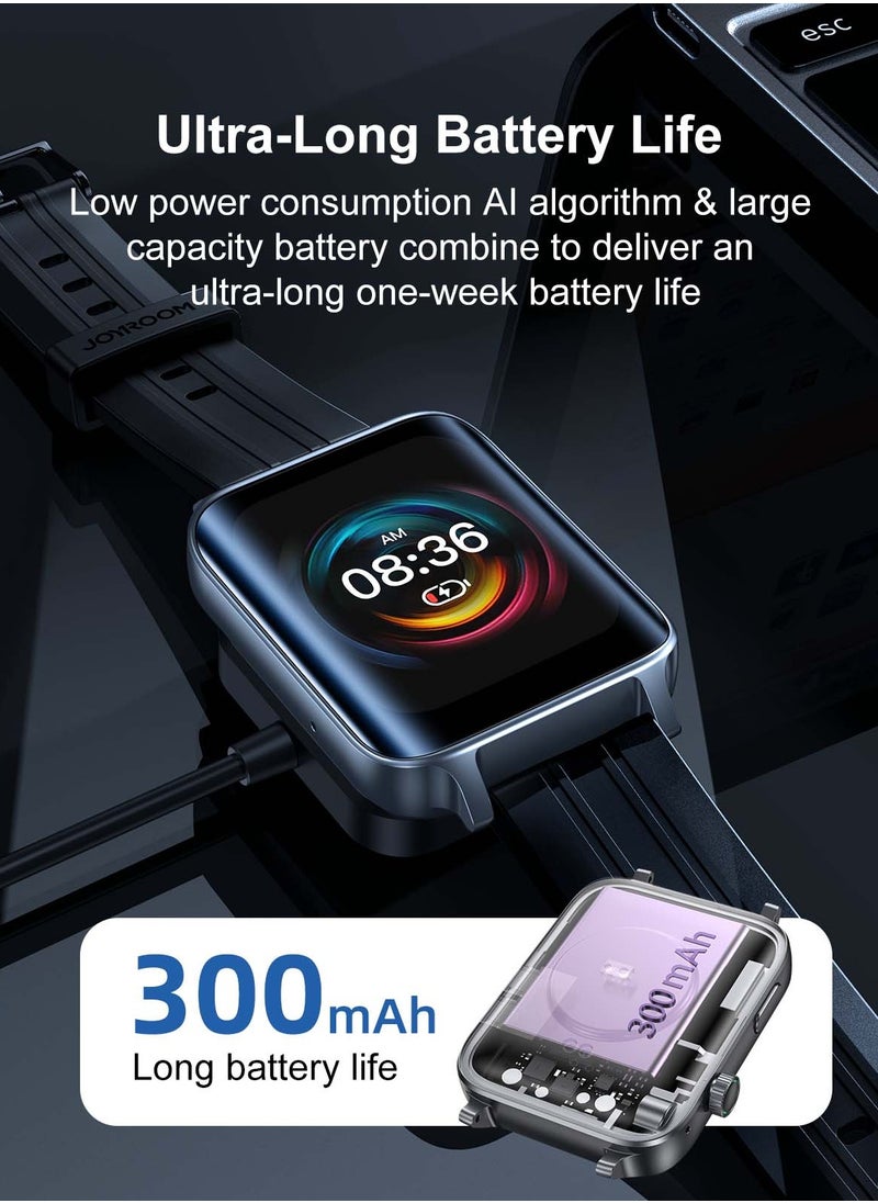 Generic - JR-FT6 1.85 inch Screen Sports Smart Watch IP68 Waterproof Support Bluethooth Call - Image 1