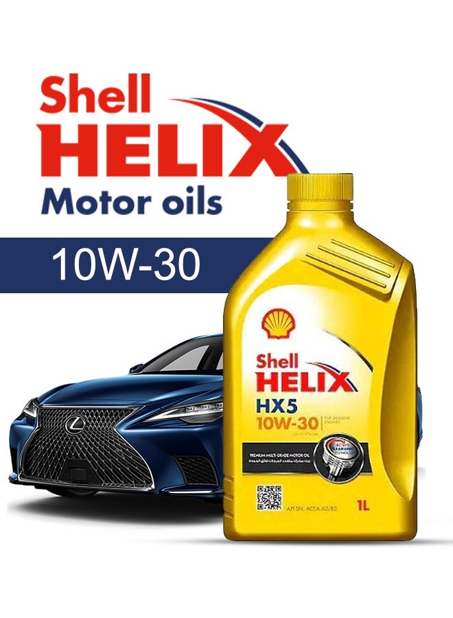 شل زيت محرك سيارة لكزس، LS 2024 - 2017 - لزوجة 10w30 شل هيلكس 6 لتر، مع فلتر زيت المحرك -  2017 2018 2019 2020 2021 2022 2023 2024
