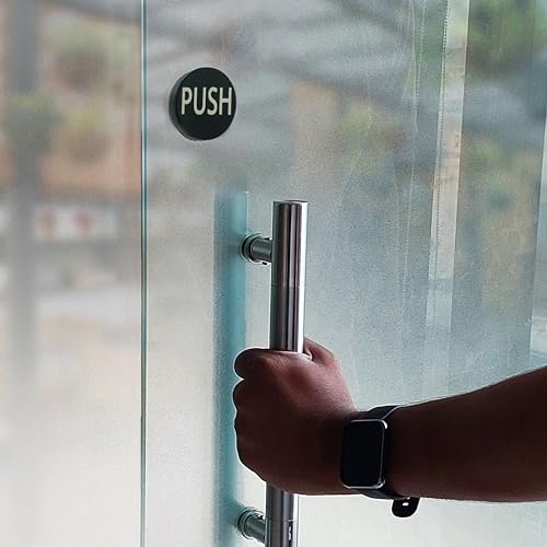 Brixwell RIS2MBL Round Push Pull Indicator Set Matte Black Finish - Image 5
