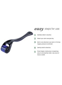 Prime Derma Face Roller 0.75 mm Beard Roller Hair Growth Titanium 540 Micro Needle Roller for Face Body Beard and Hair Growth  - Image 5