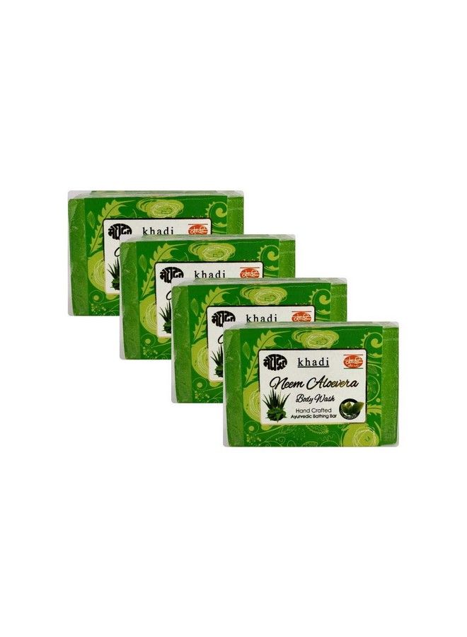 Meghdoot Neem Aloevera Body Wash Soap 125Gm (Pack Of 4) - Image 2