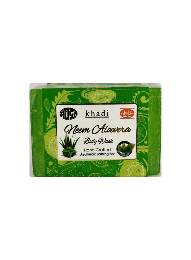 Meghdoot Neem Aloevera Body Wash Soap 125Gm (Pack Of 4) - Image 3