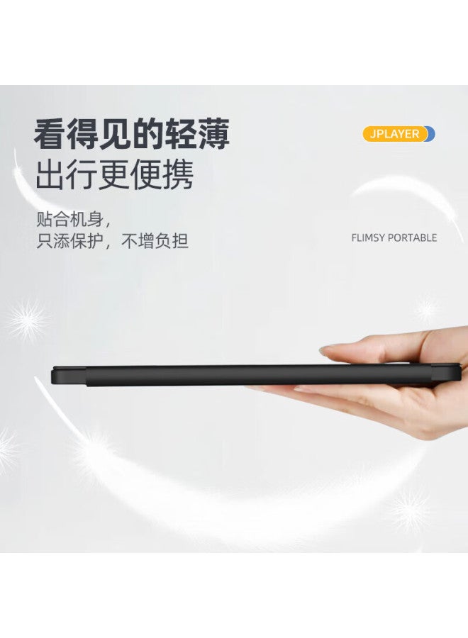 Jplayer Xiaomi Pad 7/7 Pro Protective Case Model, 11.2-inch Mi Tablet Protective Cover, Tri-fold Stand, Smart Sleep/wake, Full Coverage, Slim, Portable, Anti-slip, White Ice Blue