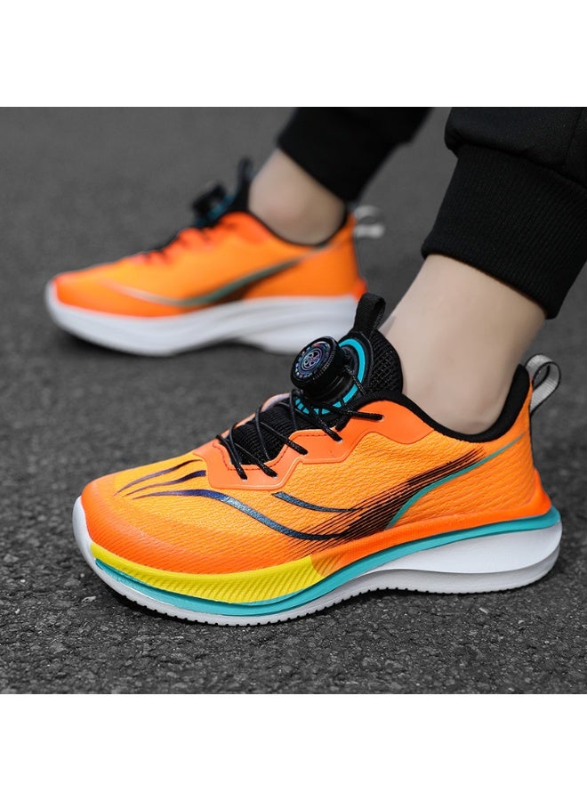 NIBEMINENT أحذية جري خفيفة للأطفال قابلة للتنفس ومقاومة للاهتراء وامتصاص الصدمات للأولاد والبنات، حذاء كاجوال للأطفال - Image 2