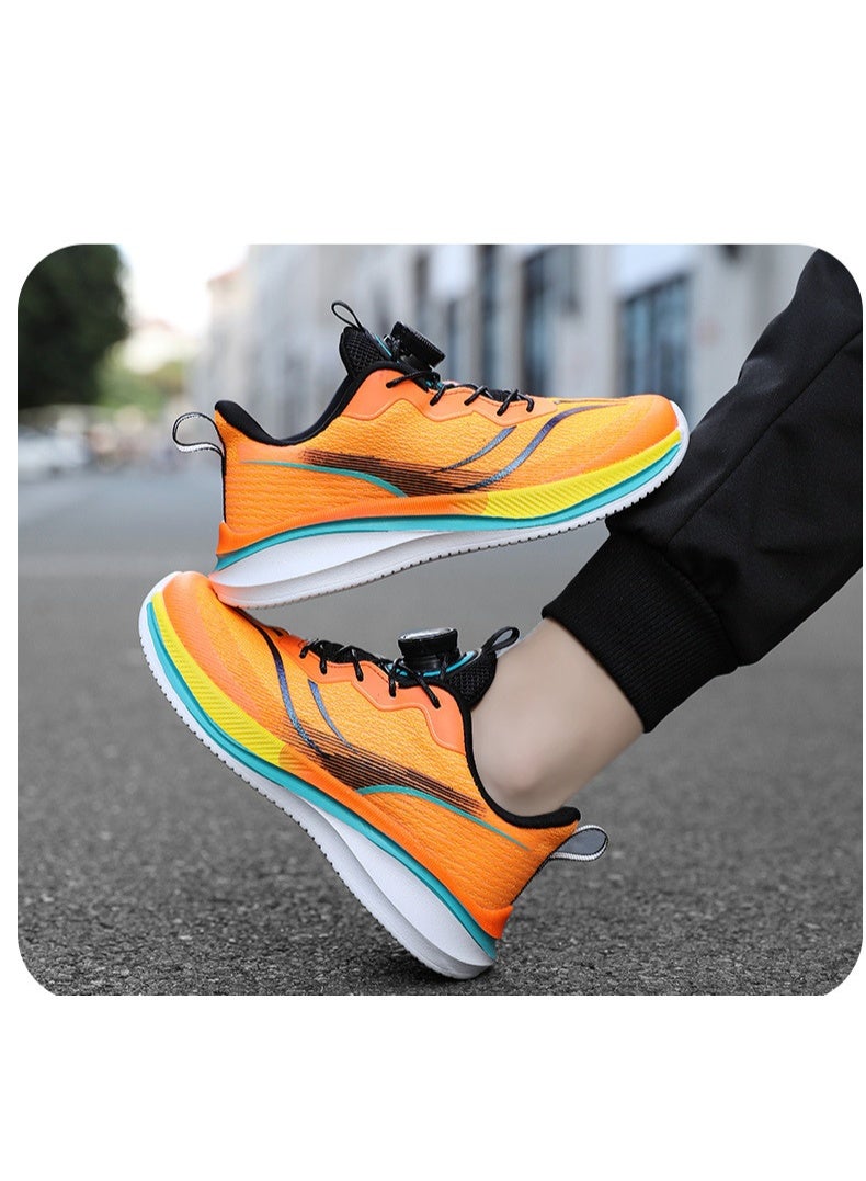 NIBEMINENT أحذية جري خفيفة للأطفال قابلة للتنفس ومقاومة للاهتراء وامتصاص الصدمات للأولاد والبنات، حذاء كاجوال للأطفال - Image 4