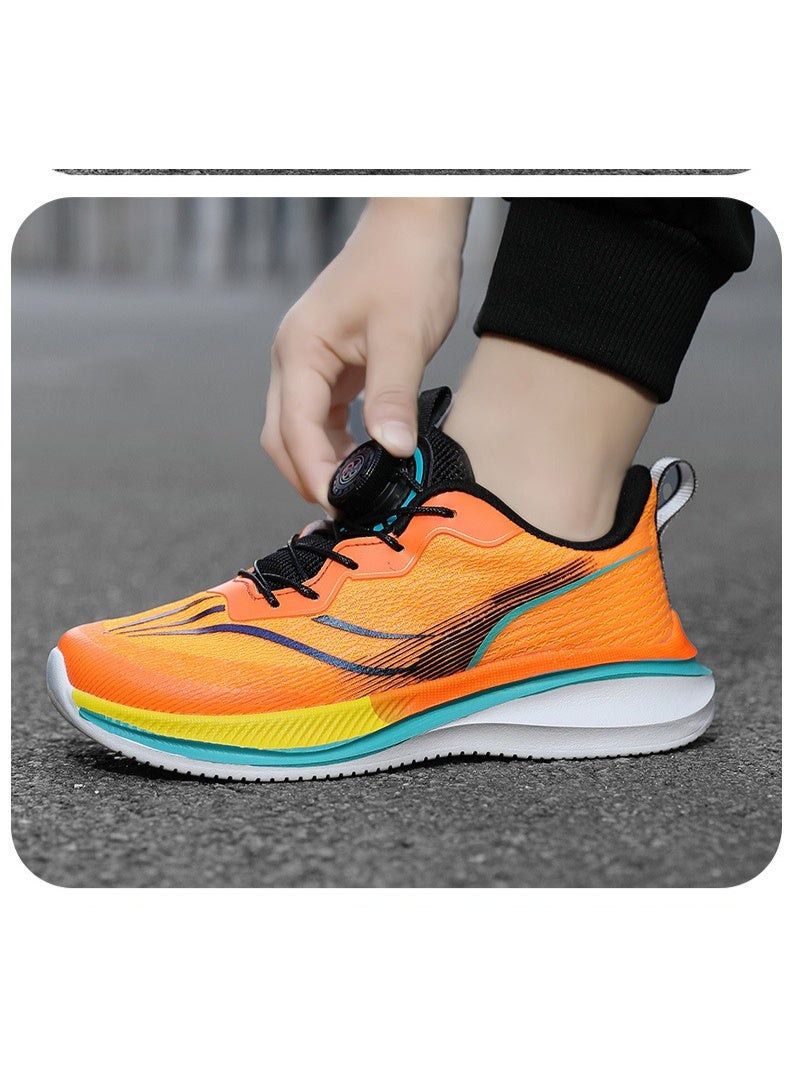 NIBEMINENT أحذية جري خفيفة للأطفال قابلة للتنفس ومقاومة للاهتراء وامتصاص الصدمات للأولاد والبنات، حذاء كاجوال للأطفال - Image 3