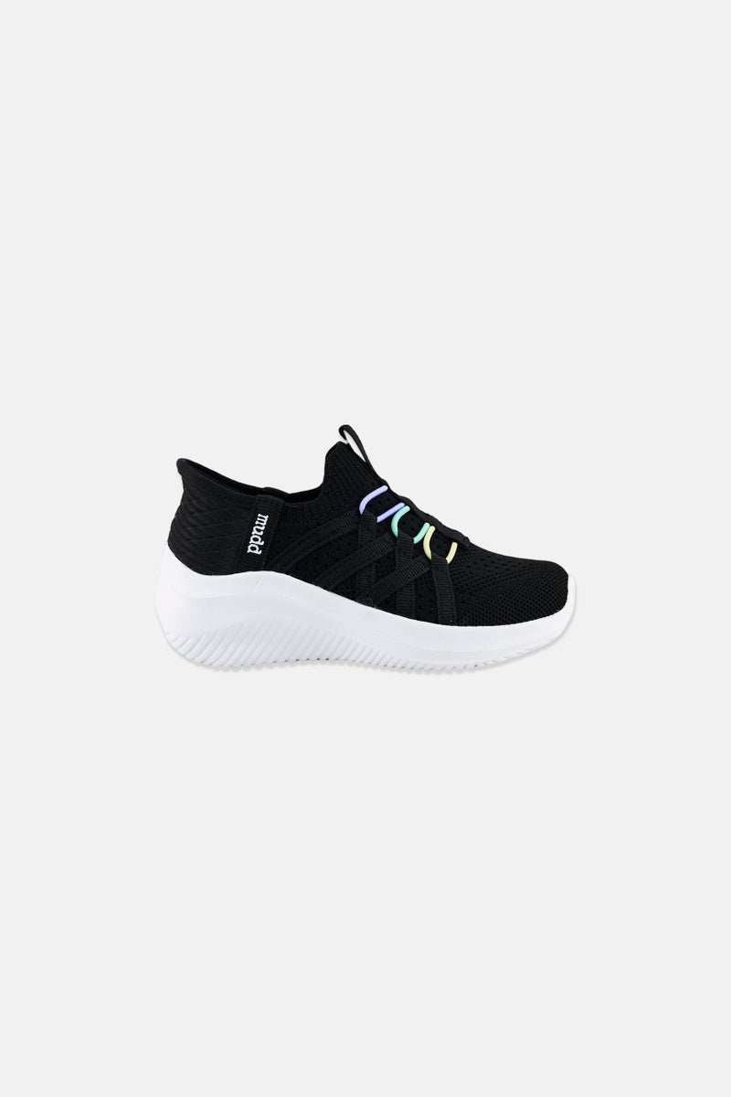 Mudd Toddlers Girl Slip On Outdoor Shoes, Black - Image 3