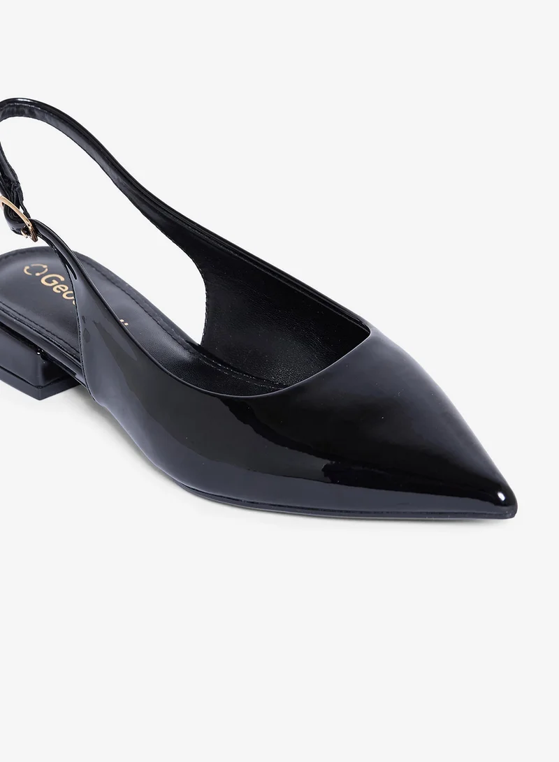 Geoomnii BLACK Geoomnii Closed Flat Shoes for Women – Comfortable Slip-On Ballet Flats for Office, Daily Wear & Casual Use for Women | Best Price UAE