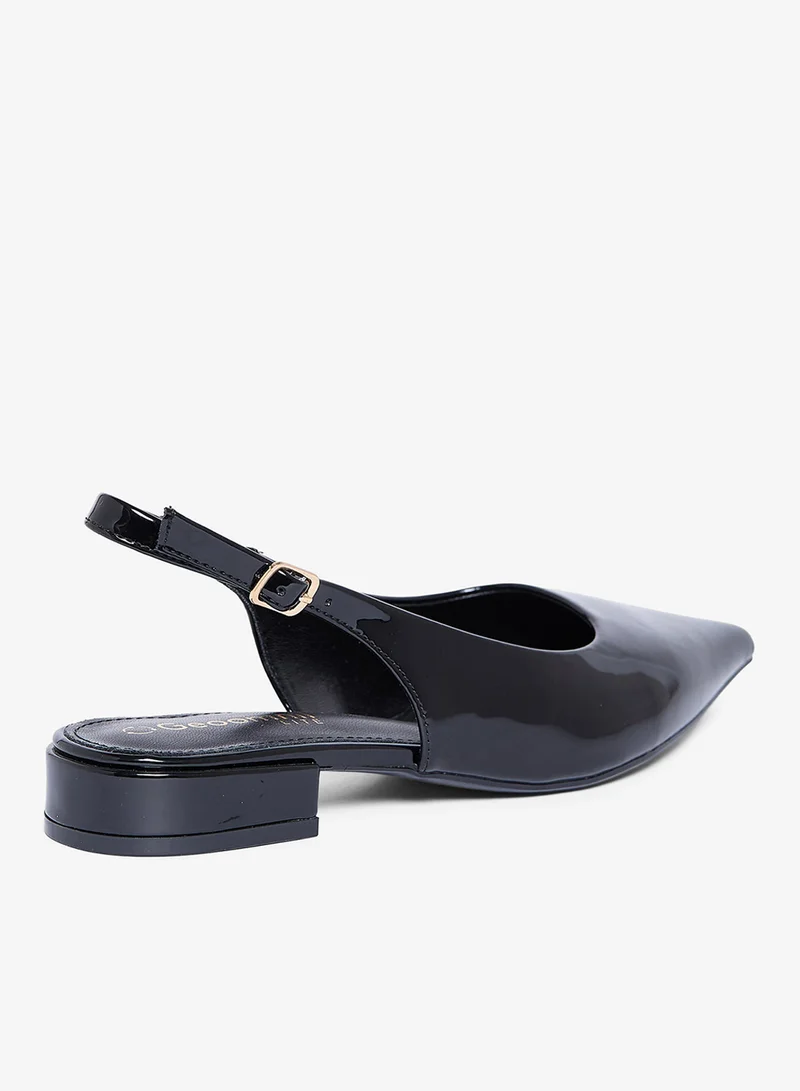 Geoomnii BLACK Geoomnii Closed Flat Shoes for Women – Comfortable Slip-On Ballet Flats for Office, Daily Wear & Casual Use for Women | Best Price UAE