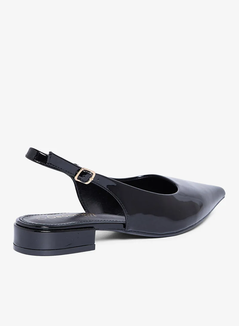 Geoomnii BLACK Geoomnii Closed Flat Shoes for Women – Comfortable Slip-On Ballet Flats for Office, Daily Wear & Casual Use for Women | Best Price UAE