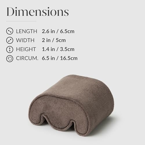 TAWBURY Watch Pillows - Pack of 6 X-Small 'M' Shaped Cushions for 5.5 to 6.9-inch Wrists, 2.4-inches Wide, Compatible with our Fraser Brown Watch Cases (Brown) - Image 3