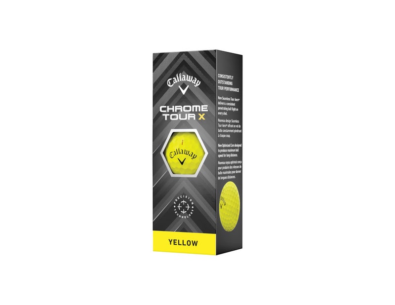 Callaway Golf Chrome Tour X Golf Balls (Yellow) - Image 4