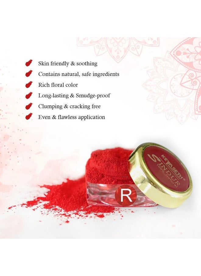 Keya Seth Aromatherapy Keya Seth Aromatherapy 100% Natural Sindoor Dust, 3Gm Sindoor (Red)  - Image 3