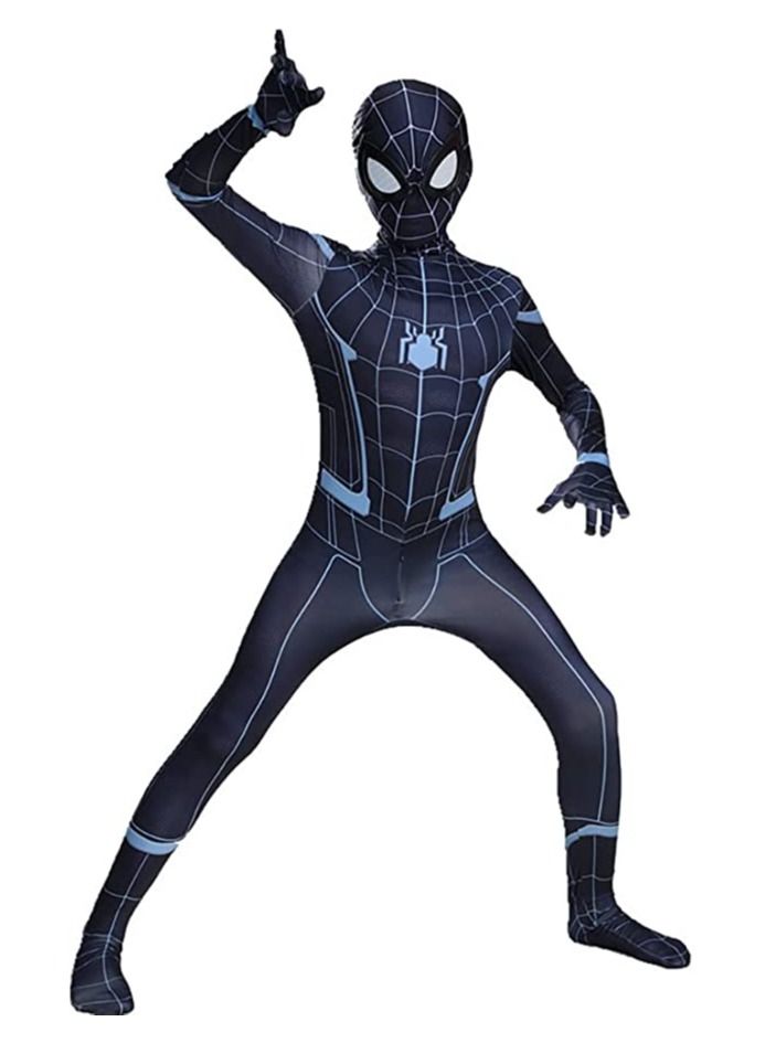 Superhero Costume for Boys Kids, Superhero Costume Bodysuit with Mask for Superhero Carnival Cosplay Costumes Kids & Youth Sizes - Image 1