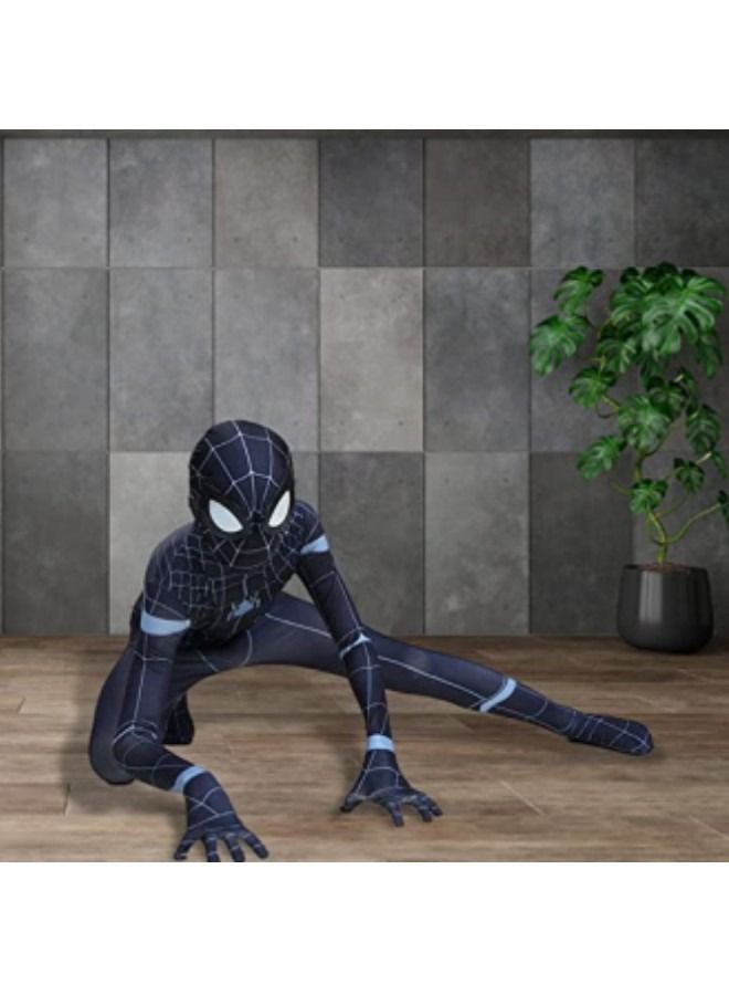 Superhero Costume for Boys Kids, Superhero Costume Bodysuit with Mask for Superhero Carnival Cosplay Costumes Kids & Youth Sizes - Image 3