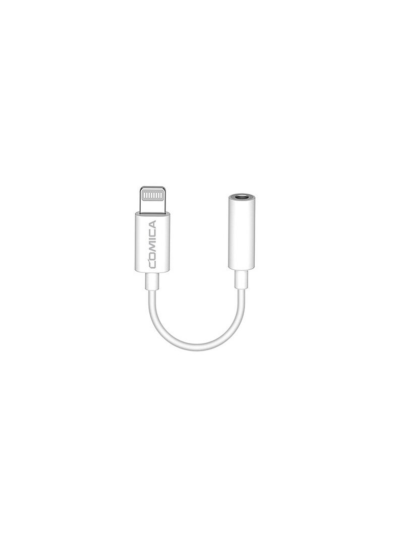 COMICA Comica Audio CVM-SPX-MI 3.5mm TRRS Female to Lightning Audio-Interface Cable for iPhone  - Image 1