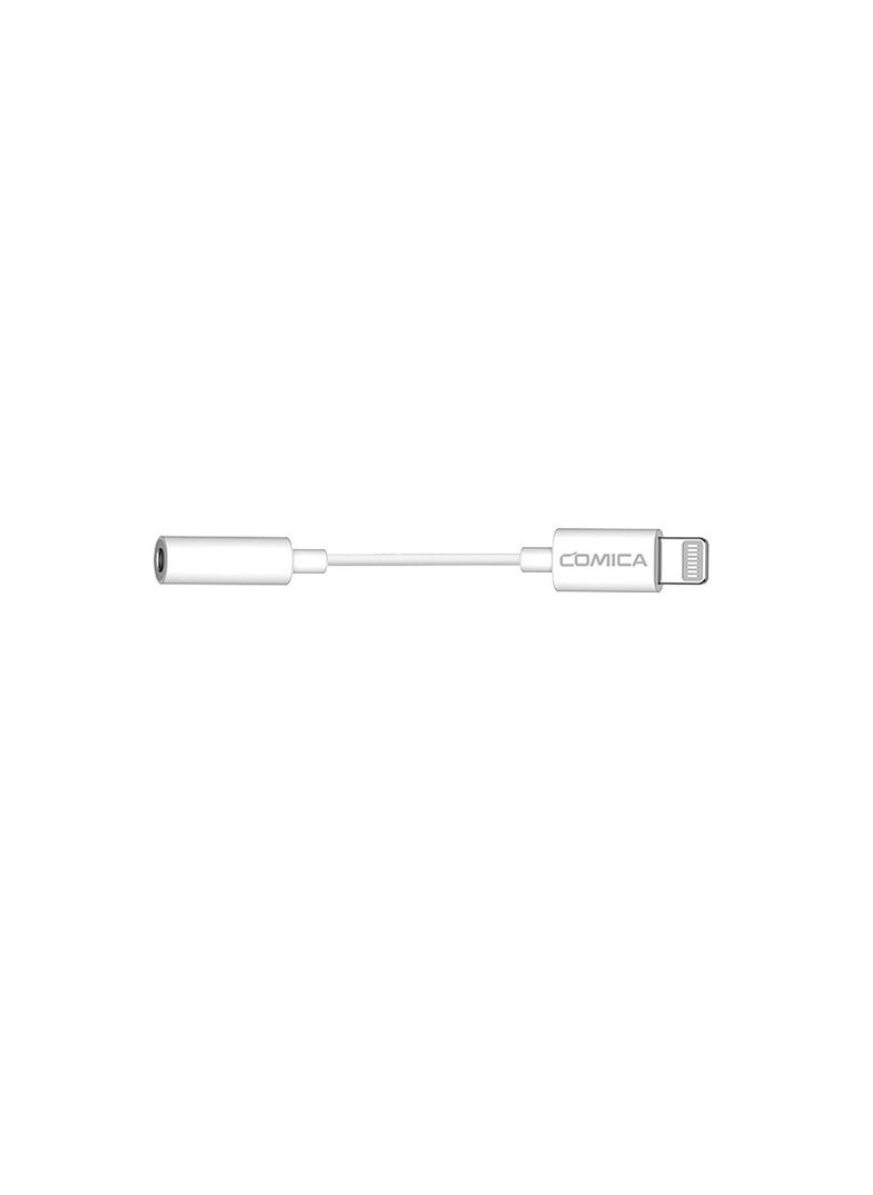 COMICA Comica Audio CVM-SPX-MI 3.5mm TRRS Female to Lightning Audio-Interface Cable for iPhone  - Image 3