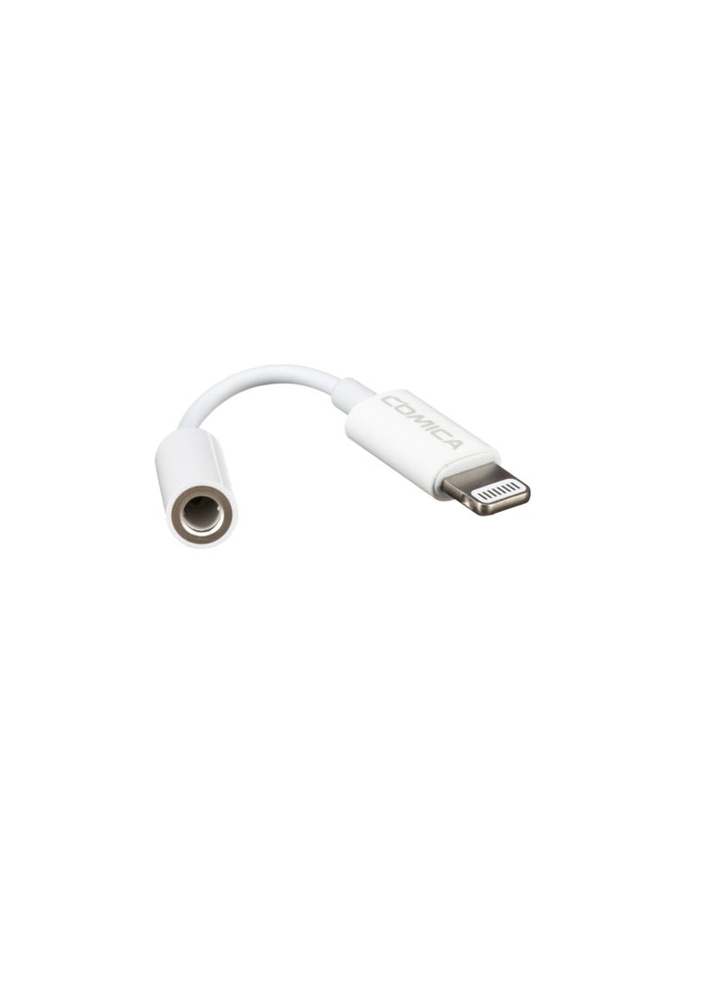 COMICA Comica Audio CVM-SPX-MI 3.5mm TRRS Female to Lightning Audio-Interface Cable for iPhone  - Image 5