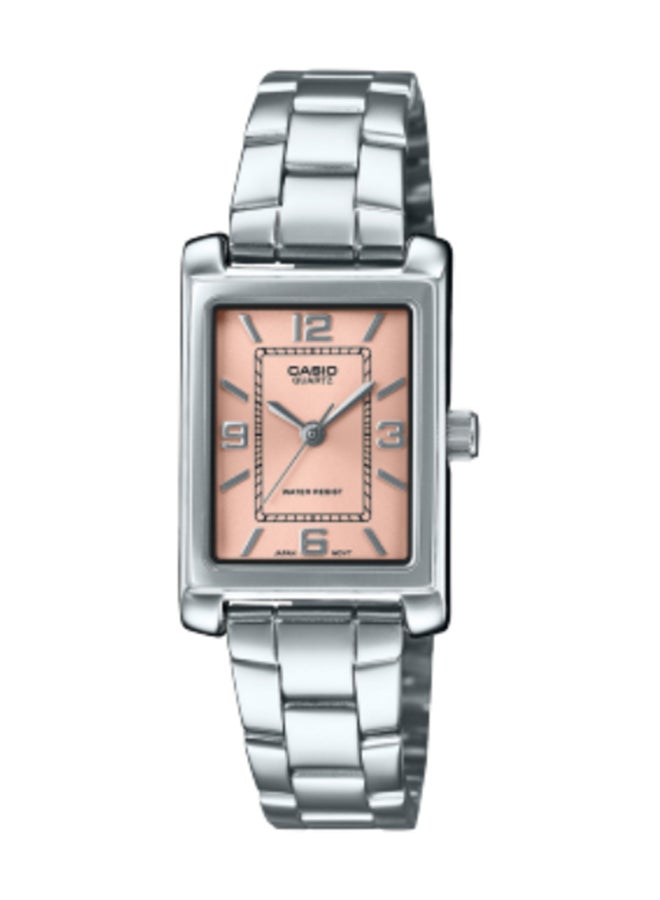 CASIO Analog Stainless Steel Band Rectangle  Shape  Wrist Watch LTP-1234DD-4ADF - Image 1