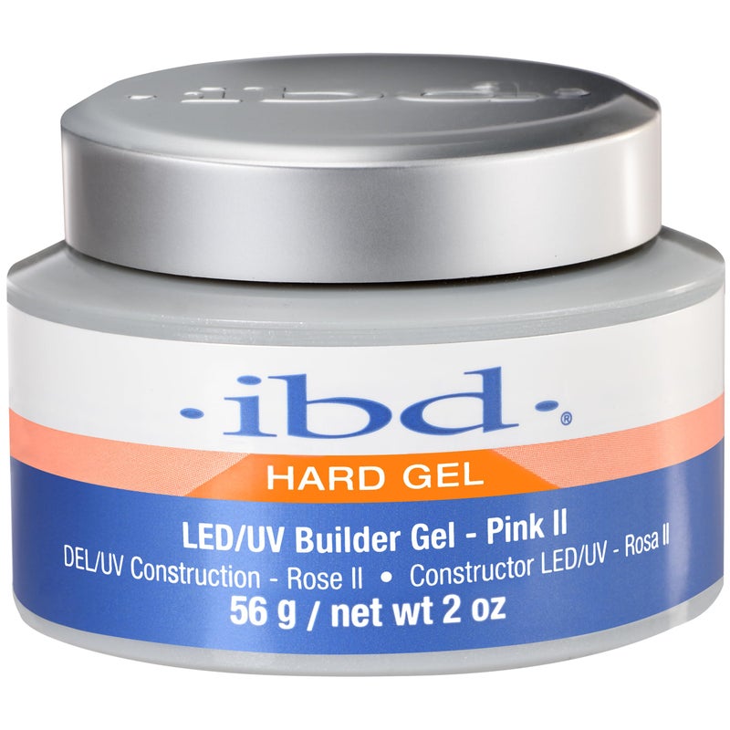 IBD Hard Gel LED/UV, Builder Gel, Pink II, 2 oz - Image 1
