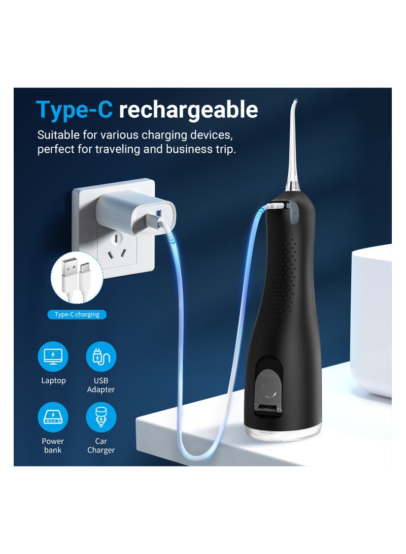 S2C S2C Cordless Water Flosser – Rechargeable Oral Irrigator for Teeth Cleaning – IPX7 Waterproof, Deep Cleaning for Braces & Dental Work, 3 Pressure Modes - Image 4
