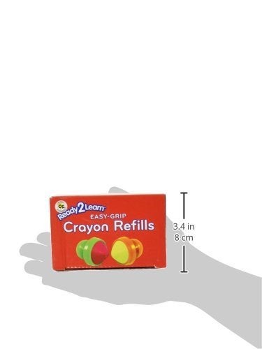READY 2 LEARN Easy Grip Crayons Refills - 6 Colors - Ages 18m+ - Non-Toxic Toddler Crayons - Handles Sold Separately - Image 3
