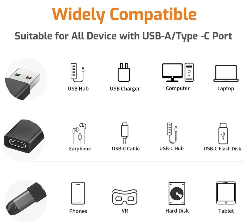 REDWIND USB3.1 Male to Type-C Female Adapter Charge Phone with Old USB-A Charger 10Gbps Support Phone 14 13 12 11 Pro/Mini/Promax iPad Samsung Galaxy S25 to S20 Series One Plus & Other Model - Image 5