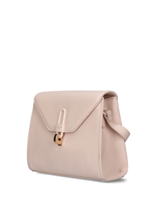 David Jones David Jones Shoulder Bag for Women, faux Leather Hobo Crossover Fashion Handbag Purse Color COCONUTCREAM  - Image 2