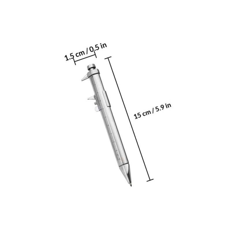 Multipurpose Ballpoint Pen Set With Ruler 8pcs Fine Point For Students Office Use - Image 3