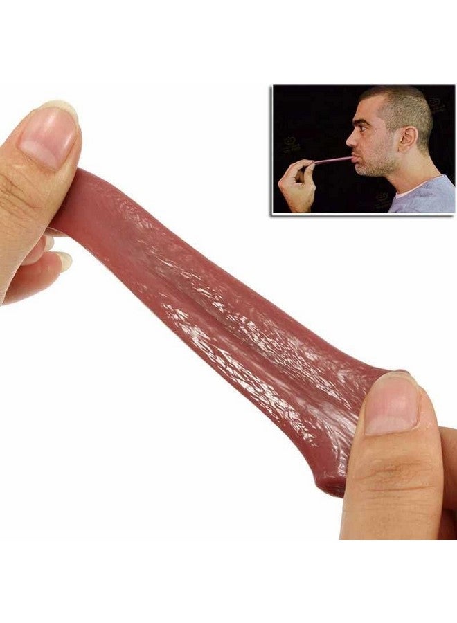 MilesMagic Magician'S Fake Tongue Elastic Novelty Gag Gimmick | Realistic And Non-Toxic | Scary Halloween Close Up Prank Tongue For Real Magic Trick - Image 4