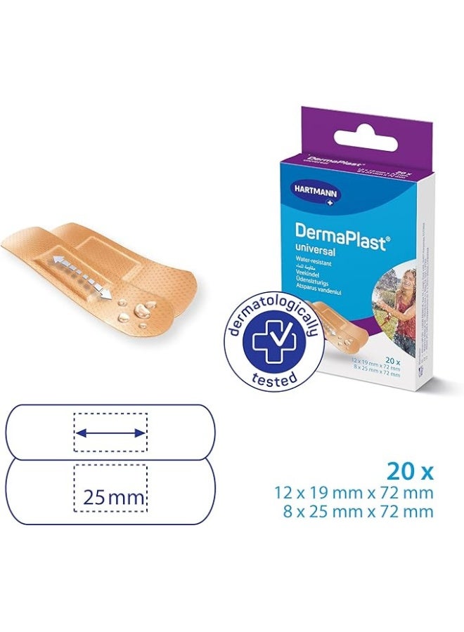 DERMAPLAST Dermaplast Universal Plasters 2 Sizes 20'S  - Image 2