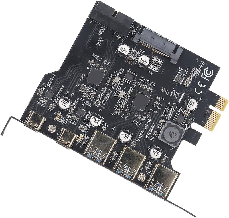 PCIe to USB 3.2 Card Fast 5Gbps 5 Port Expansion Card for Compatibility - Image 3