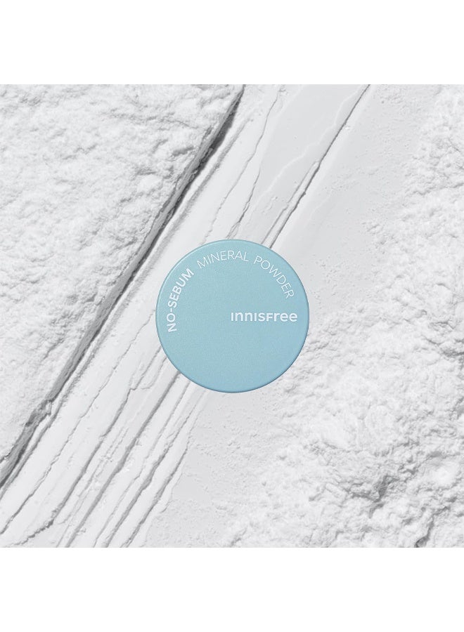 innisfree No-Sebum Mineral Powder, Blurring Loose Powder, Fragrance Free, Translucent, Lightweight Oil Control No Sebum Loose Face Powder - Image 2