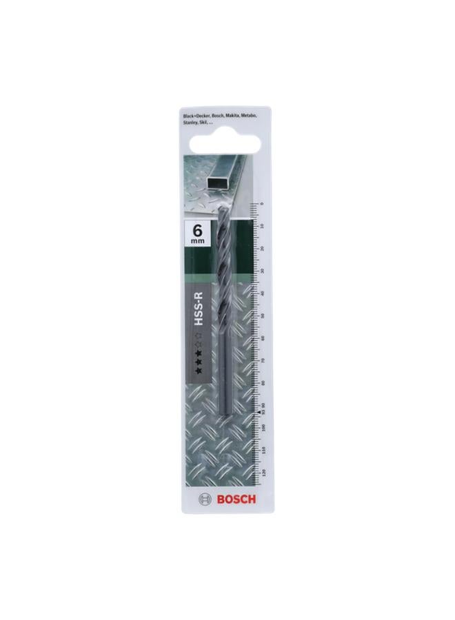 BOSCH HSS-R Chisel Edge Metal Drill Bit Dark Grey 6 x 93mm JE2 609 255 013 - Image 1