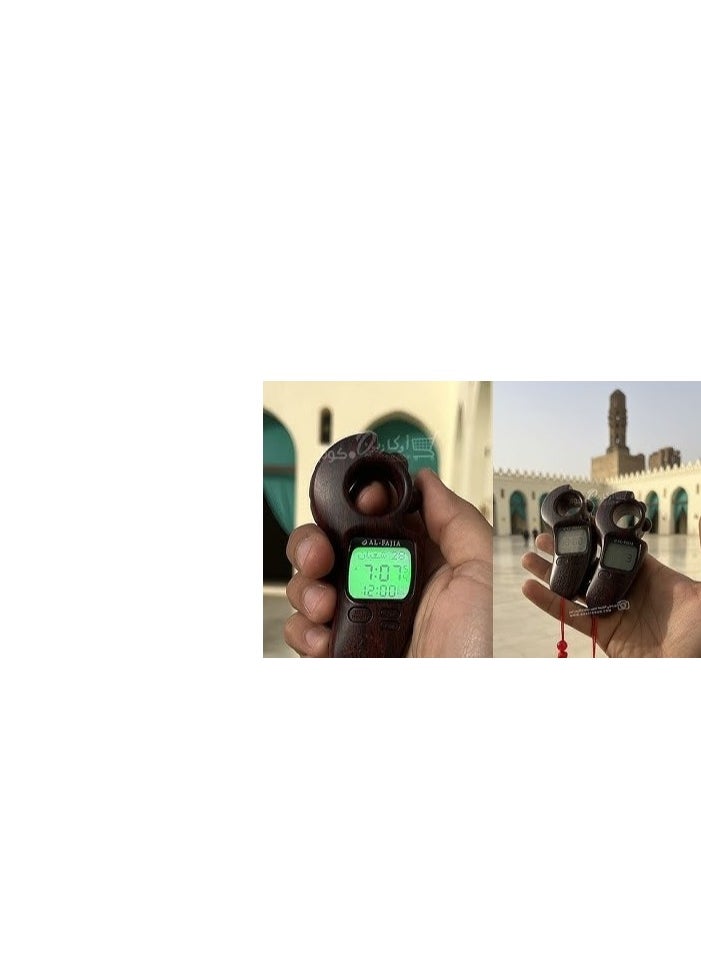 ماركة غير محددة مسبحة رقمية محمولة وساعة للتذكير بوقت الصلاة ، تدعم التوقيت العالمي  - Image 4